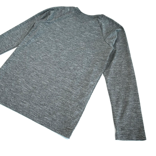Nike Swim Kids T-Shirt Long Sleeve Crew Neck Dri-Fit UPF 40+ Gray Size XL - Picture 9 of 18