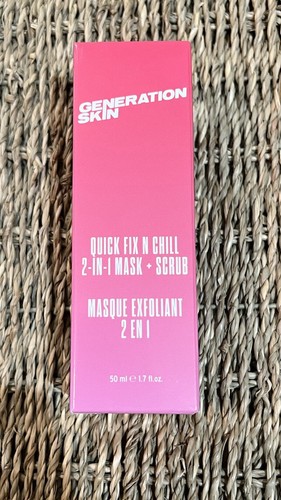 Generation Skin Quick Fix N Chill 2-in-1 Mask & Scrub 1.7 fl. oz ~ Sealed Box - Picture 1 of 5