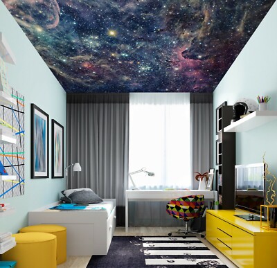 3D Star Cloud ZHU870 Ceiling Wall Paper Wall Print Decal Wall Deco Zoe