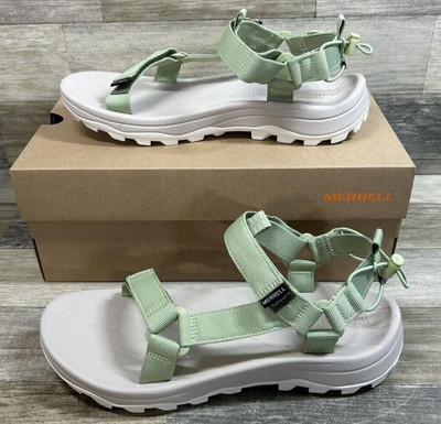 Merrell Speed Fusion Web Sport Sandals Willow Green Strappy Women's Size 9