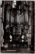 Stift Heiligenkreuz Monastery Vienna Austria Real Photo RPPC Postcard