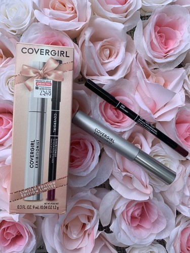 Covergirl Exhibitionist Mascara VERY BLACK & Kohl Liner Burgundy Limited Edition - 第 1/6 張圖片