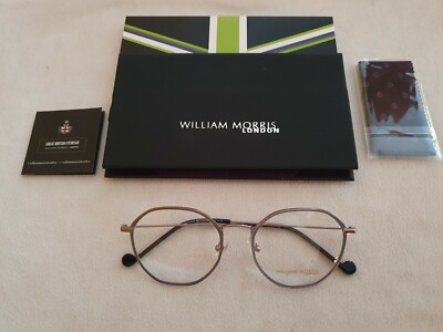 William Morris Gunmetal Brillengestell. LN50099. Neu mit Koffer.