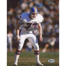 Karl Mecklenburg Signed Broncos 8x10 Photo (Beckett COA)