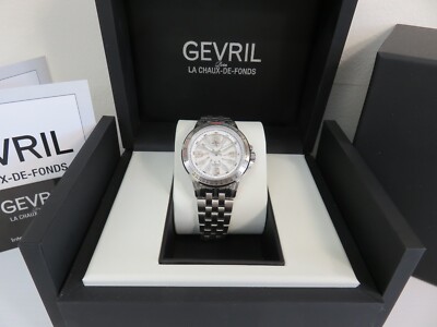 Gevril Men's 49304B Wind Master Swiss Automatic Stainless Steel