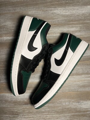 Size 9 - Jordan 1 Low Green Toe 2021 195243825654| eBay