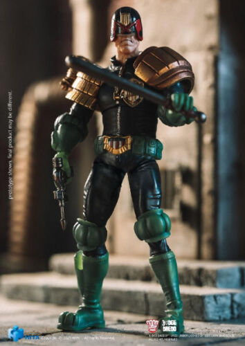 Hiya Toys 2000 AD Judge Dredd 1:18 Scale Action Figure Brand New and In Stock - Picture 1 of 5