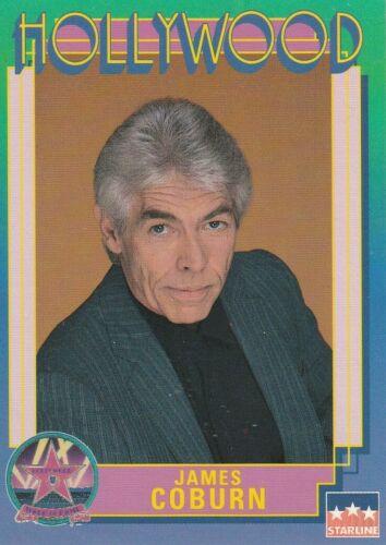  Hollywood Stars - James Coburn Card No.122 - Picture 1 of 2