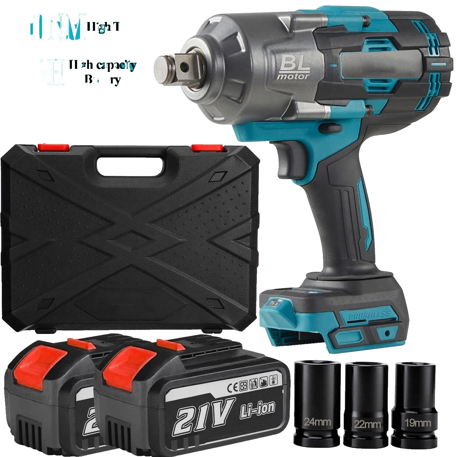 Batería incluida Llaves de Impacto