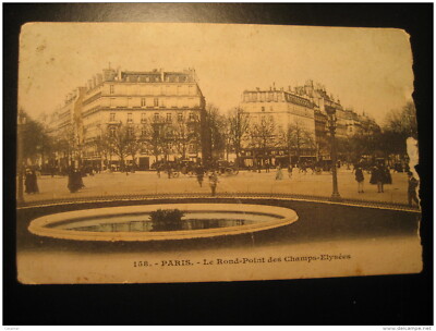 PARIS Le Rond-Point Des Champs-Elysees Post Card France