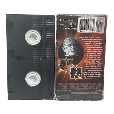 VHS Hell Raiser Hell Seeker Horror Movie Vintage Video Tape | eBay