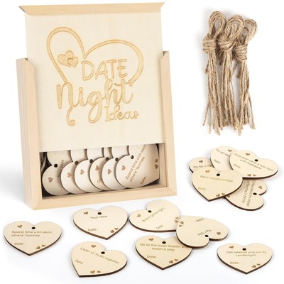 60 Couple Date Night Ideas Wooden Date Night Games for Couple Activitie Wood Box