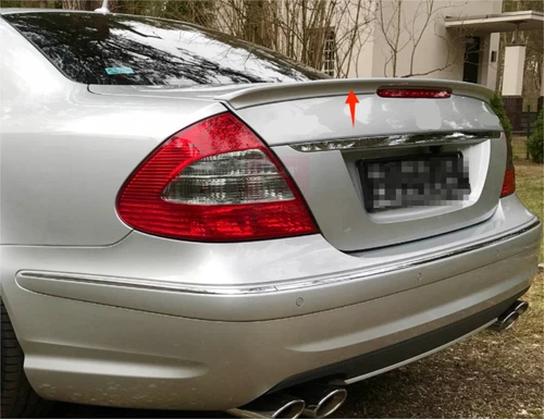 Rear Spoiler Wing Lip For 2003-2009 Mercedes Benz E-Class W211 ABS Unpainted
