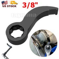 Crowbar Adapter Head Tool Adjustable Angle Head Pry Bar Fits 3/8" Ratchet