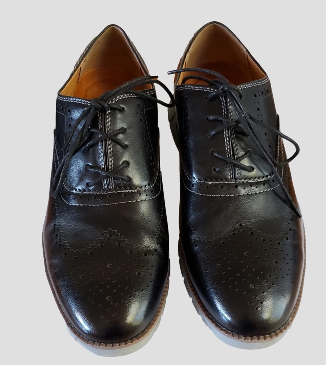 Deer Stags Benton Memory Foam Dress Casual LaceUp WingTip  display picture 2