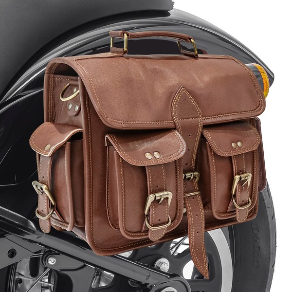 Satteltasche Vintage FüR Triumph Street Cup / Twin / Scrambler Craftride SV3 Br-image