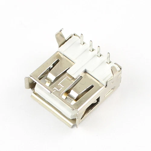 5Pcs USB 2.0 Type A Female Connector PCB Socket Right Angle DIY