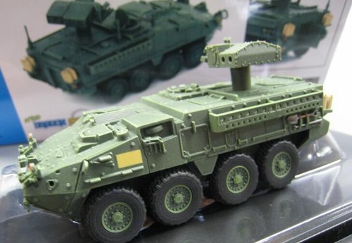 Nuevo vehículo antitanque Stryker a escala 1/72 del Ejército de los Estados Unidos M1134 vehículo PVC modelo plástico - Imagen 3 de 9