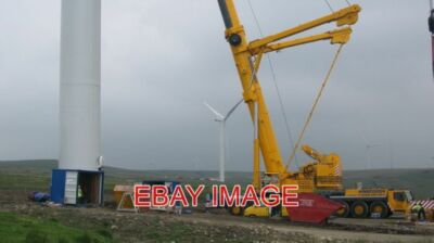 FOTO TURBINENTURM NR 17 WÄHREND DES BAUS IM JUNI 2008 TURBINE NR 17 WAS TH