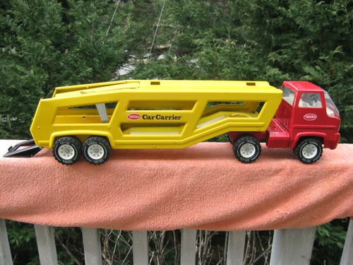 Vintage 1970's Tonka Car Carrier~Pressed Steel 27" Length - Picture 2 of 12