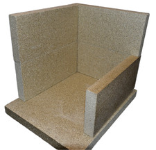 Vermiculite Firebrick Fire Board Heat Proof Brick Fireboard Size 25mm 30mm 40mm