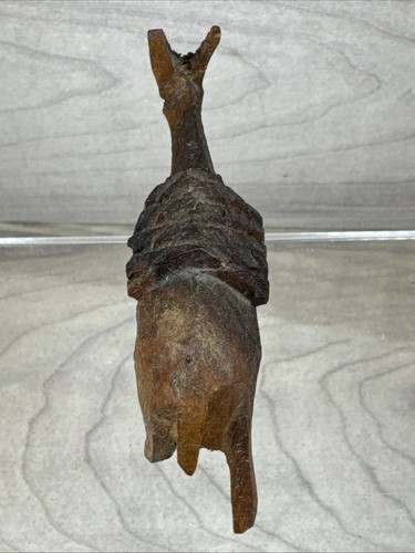 Hand Carved Wood DONKEY Nativity Scene Replacement? Olive Wood? ~ 3" Wide - Picture 8 of 16