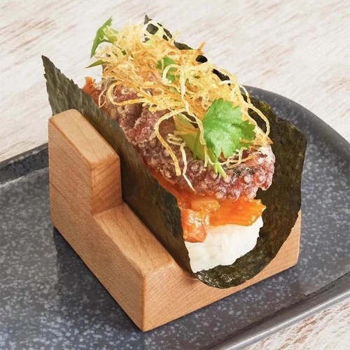 Sushi Wooden Rack Creative Tableware Dish Material Q3,. B8M8 Japanese Sushi U2O9 - Bild 16 von 24