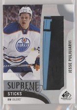 2017-18 SP Game Used Supreme Sticks 1/15 Jesse Puljujarvi #PA-JP 2d8