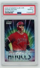 PSA 10 Topps 2020 Stadium Club Chrome Beam Team Shohei Ohtani BT-3  Angels
