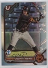 2022 Bowman 1st Edition Sky Blue Foil Diego Velasquez #BPPF-110 0c4