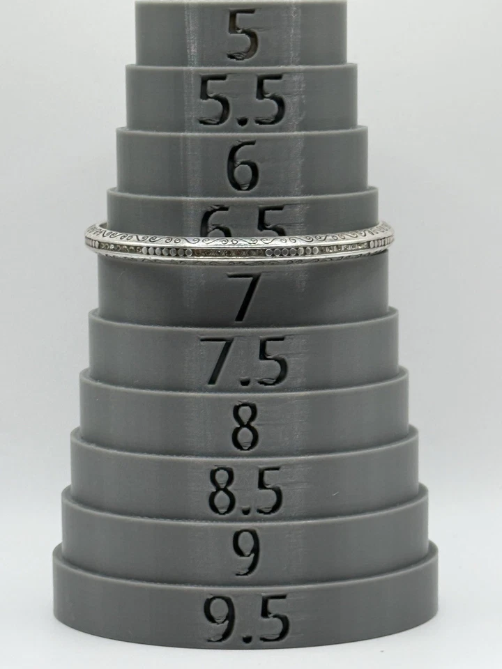 ✨ Brighton 银色蚀刻漩涡水晶手镯手链 — 第 3/4 张图片