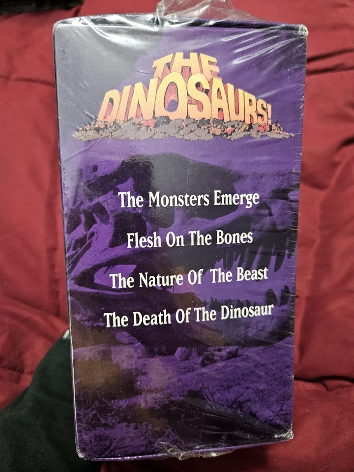 SEALED The Dinosaurs PBS Home Video Box Set VHS Tapes w/ Free Poster Inside 1993 - Image 4 of 4