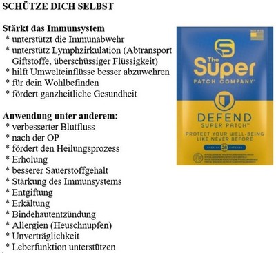 Super Patch Pflaster 4, 8, 12 o. 30 Stück alle Sorten (Defend, Freedom, Rem ...)