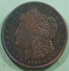 1921 Gorgeously Toned Morgan Silver Dollar   @2938