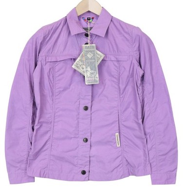 Tucano Urbano Demetra Damen Jacke IT38 Lila Baumwollmischung Zip Moto Windfest I