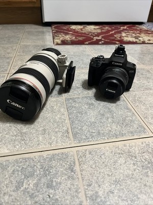 Canon R50 With 70-200 Ef Mount Lense+r Mount To E Mount Adapter+light+charger