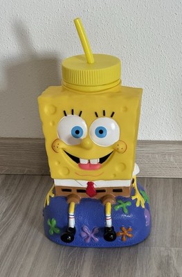 Spongebob Schwammkopf Trinkflasche Universal Studios Hollywood 2002 Figur