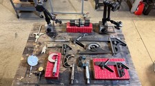 Lot of Machinist's Tools - Mostly Starrett, Machinist Squares, Micrometers etc.