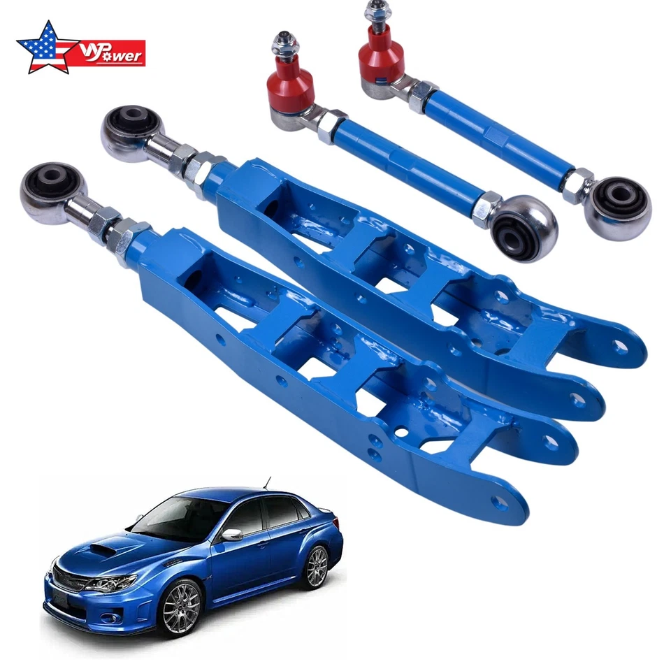 Регулируемые задние нижние рычаги управления + комплект носков для Subaru Impreza BRZ WRX 2008-16 - Изображение 2 из 4