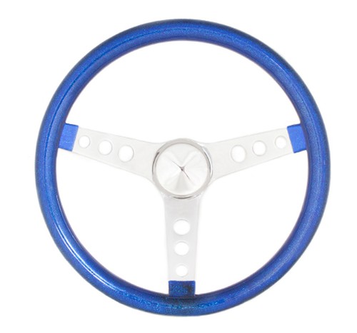 Grant 8466, One Steering Wheel Mtl Flake Blue/Spoke Chrm 15 Performance Parts - Picture 3 of 10