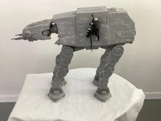 The Mandalorian and Grogu LED AT AT Popcorn Bucket AMC Theaters In Hand Complete