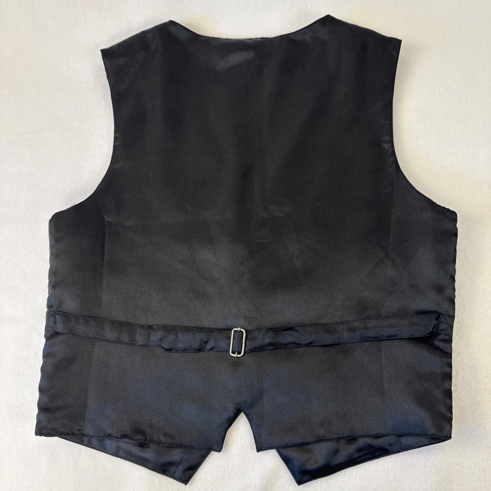 Винтажный Бали шикарный жилет с золотым бисером и жемчугом OS LG/XL с изображением бабочек - Изображение 2 из 4