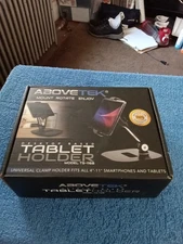 AboveTEK UNIVERSAL ROTATING BED DESK STAND FOR IPAD, PHONE TABLET MOUNT HOLDER