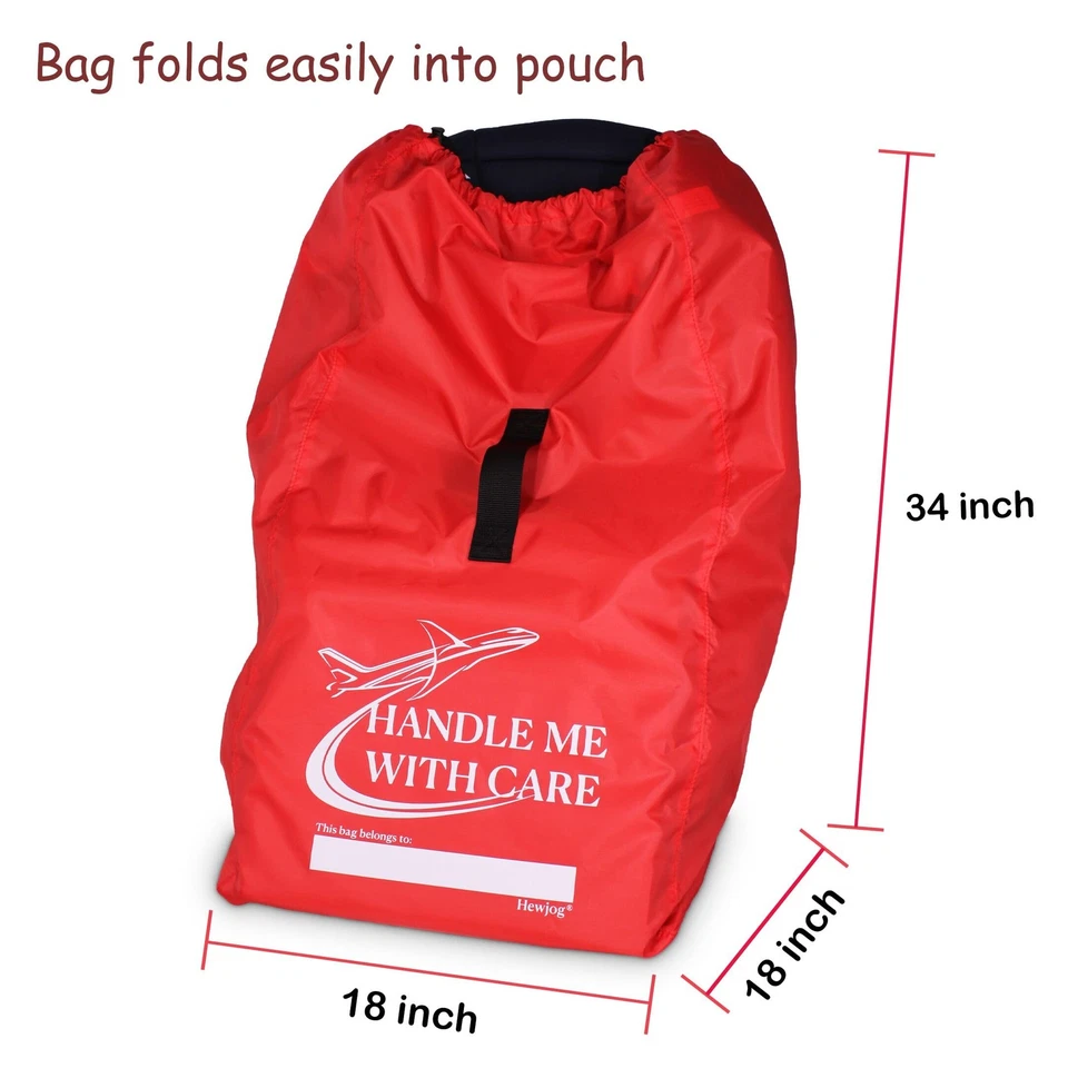 Car Seat Travel Bag for Airplane, Carseat Cover for Air Travel for Infant Car... - Image 3 of 4
