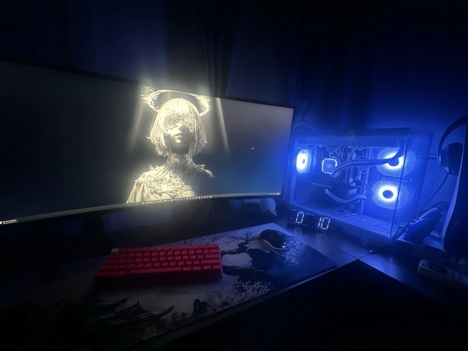 LG 34gn850-b Ultragear 34" QHD 3440x1440 21:9 Curved 160Hz Gaming Monitor - Image 4 of 4