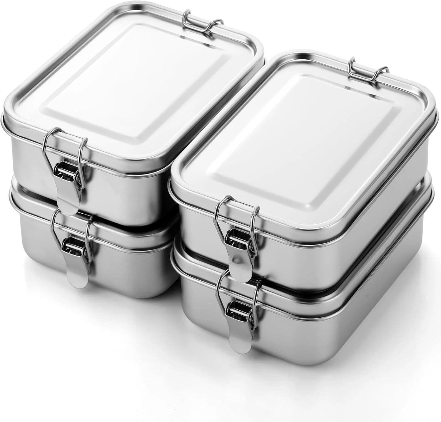 Stainless Steel Food Herb Containers Bento Box 800 ML Smell Proof/Air Tight