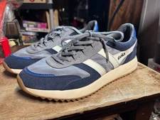 Gola Chicago CMB340 Mens Blue& Grey Suede Sneakers Shoes 10