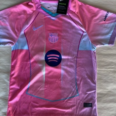 Lamine Yamal FC Barcelona Jersey Pink Size Youth L - Youth Xl 28