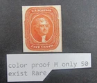 nystamps US Stamp # 12 Color Proof Mint Only 50 Exist Rare   Y22x3942
