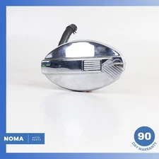 86-96 Jaguar XJS Series 3 Convertible Fuel Gas Filler Door Lid Chrome w/ Key OEM